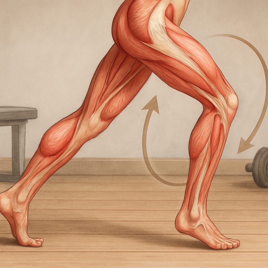 Movimenti circolari per gambe leggere