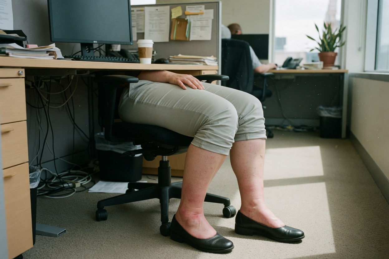 Come evitare pressione sulla parte inferiore del corpo